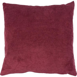 Kissenhüllen GÖZZE Muri Kissenbezüge Gr. B/L: 40 cm x 40 cm, 2 St., Polyester, lila (beere) Kissenbezüge uni in vielen Unifarben