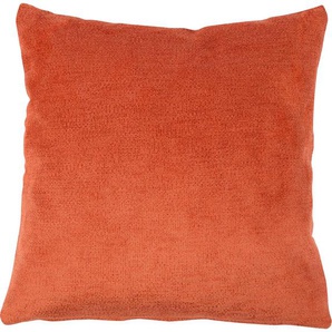 Kissenhüllen GÖZZE Muri Kissenbezüge Gr. B/L: 50 cm x 50 cm, 2 St., Polyester, orange Kissenbezüge uni in vielen Unifarben