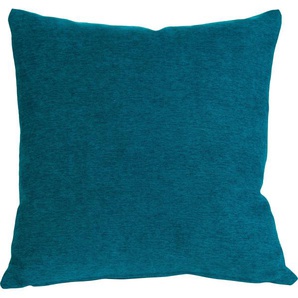 Kissenhüllen GÖZZE Muri Kissenbezüge Gr. B/L: 60 cm x 60 cm, 2 St., Polyester, blau (petrol) Kissenbezüge uni in vielen Unifarben
