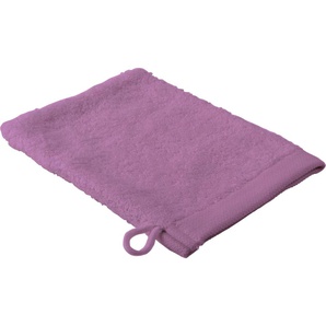 Waschhandschuh GOLD-LINE Waschlappen Gr. B/L: 16 cm x 22 cm, lila (flieder) Waschhandschuhe Waschlappen