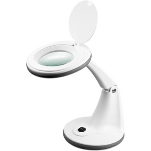 GOOBAY LED-Stand-Lupenleuchte, 6 W, 450 lm, 1,75x Vergrößerung 60366