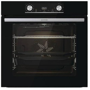 Gorenje Backofenset Essential , Schwarz , Metall, Glas , A,A , 59.5x59.5x56.4 cm , Kindersicherung , Küchen, Küchenelektrogeräte, Backöfen, Backofen-Sets