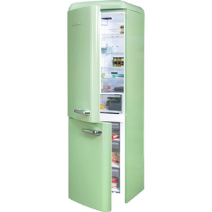 D (A bis G) GORENJE Kühl-/Gefrierkombination Kühlschränke Gr. Linksanschlag, grün (olive) Kühl-Gefrierkombinationen