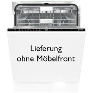 GORENJE vollintegrierbarer Geschirrspüler GV 673A61, A (A-G), silber (silberfarben), B:59,8cm H:81,6cm T:55,5cm, Geschirrspüler, Energieeffizienzklasse A, Topseller