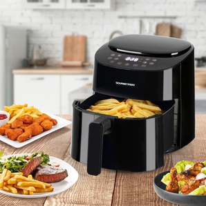 GOURMETMAXX Heissluftfritteuse Digital 4,5l, schwarz, 11822 Fritteusen schwarz Heißluftfritteusen
