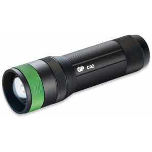 GP LED-Taschenlampe Activity C32, 300 lm, 106 mm, schwarz/grün GPDISFLC32BK874