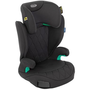 Graco Kinderautositz Affix R129, Schwarz, Textil, Füllung: Polyester, 39x46.3x64.5-85.5 cm, ECE R 129 i-Size, abnehmbarer und waschbarer Bezug, höhenverstellbare Kopfstütze, optimaler Aufprallschutz, schadstoffgeprüft, schnell leicht im Auto montierbar,