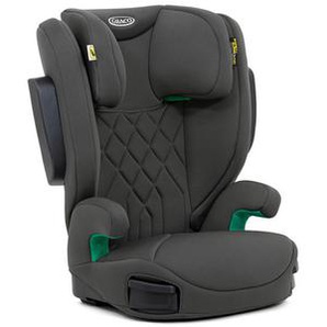 Graco Kinderautositz Eversure, Grau, Textil, Füllung: Polyester, 39x55x69-84 cm, ECE R 129 i-Size, abnehmbarer und waschbarer Bezug, höhenverstellbare Kopfstütze, optimaler Aufprallschutz, schadstoffgeprüft, schnell leicht im Auto montierbar,
