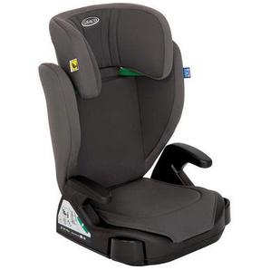 Graco Kinderautositz Junior Maxi R129, Dunkelgrau, Textil, Füllung: Polyester, 39x46.3x64.5-85.5 cm, abnehmbarer und waschbarer Bezug,