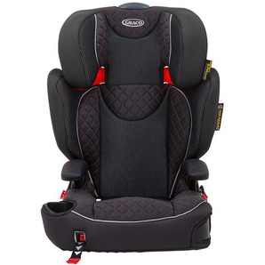 Graco Kinderautositz, Schwarz, Textil, 52x43x70 cm, abnehmbarer und waschbarer Bezug, optimaler Aufprallschutz, schnell leicht im Auto montierbar, Seitenaufprallschutz, Isofix-Befestigung, Kindersitze, Kindersitze 15 - 36 kg