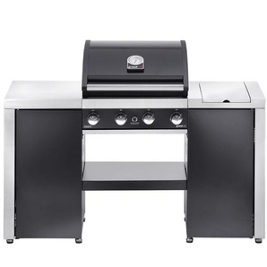 Grandhall Gasgrill Premium G4 Island Grillinsel 4 Brenner, 1 Seitenbrenner K04000333A