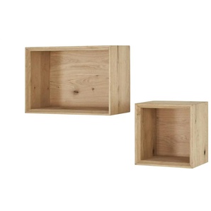 Gray & Jones Hänge-Boxenregal 2er-Set Cap Ferrat One - holzfarben - Materialmix | Möbel Kraft