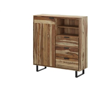 Gray & Jones Highboard  Tierra Fuego 2.0 ¦ holzfarben ¦ Maße (cm): B: 125 H: 135 T: 43.0
