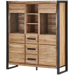 Gray & Jones Highboard  Tierra Fuego One ¦ holzfarben ¦ Maße (cm): B: 130 H: 150 T: 42