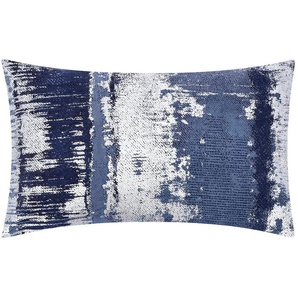 Gray & Jones Kissen Tierra Fuego - blau - Materialmix - 30 cm | Möbel Kraft