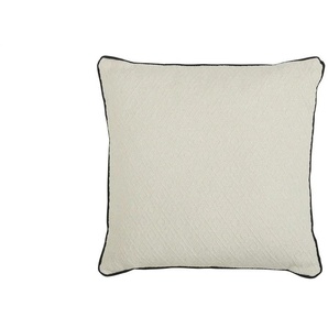 Gray & Jones Kissen - weiß - Materialmix - 45 cm | Möbel Kraft