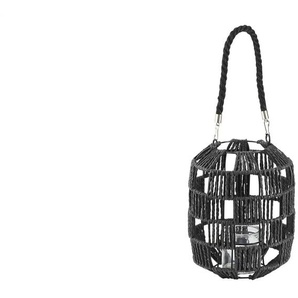 Gray & Jones Laterne - schwarz - Papier,Metall,Glas - 25 cm - 20.0 | Möbel Kraft