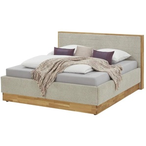 Gray & Jones Polsterbett mit Stauraum Peseta - beige - Materialmix - 199 cm - 113 cm | Möbel Kraft