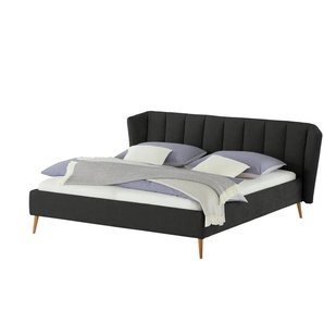 Gray & Jones Polsterbettgestell Baltic Breeze - schwarz - Materialmix - 215 cm - 98 cm | Möbel Kraft