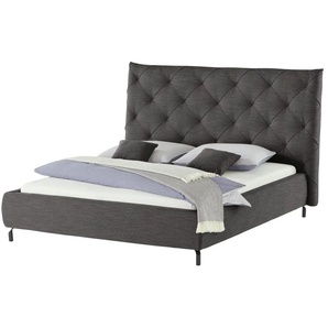 Gray & Jones Polsterbettgestell Tierra Fuego - schwarz - Materialmix - 236 cm - 146 cm | Möbel Kraft