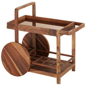 Gray & Jones Servierwagen auf Rollen Tierra Fuego Two ¦ holzfarben ¦ Maße (cm): B: 87 H: 84 T: 46.0