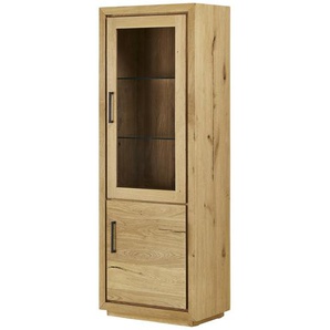 Gray & Jones Vitrine  Black Coast One ¦ holzfarben ¦ Maße (cm): B: 70 H: 190 T: 42.0