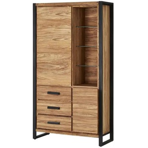 Gray & Jones Vitrine Tierra Fuego One - holzfarben - Materialmix - 110 cm - 200 cm - cm 42,0 | Möbel Kraft