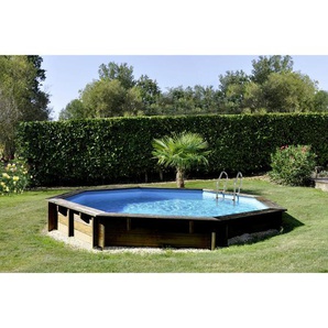 Gre Pool 2022 , Kiefer , Kiefer , 428x136 cm , Freizeit, Pools und Wasserspaß, Pools