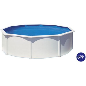 Gre Pool-Set, Weiß, Metall, 120 cm, Freizeit, Pools und Wasserspaß, Pools, Aufstellpools