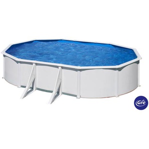 Gre Pool-Set, Weiß, Metall, 300x120x500 cm, Freizeit, Pools und Wasserspaß, Pools, Aufstellpools