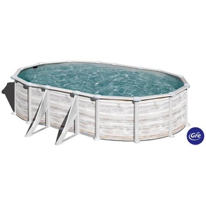 Gre Pool-Set, Weiß, Metall, 300x132x500 cm, Freizeit, Pools und Wasserspaß, Pools, Aufstellpools