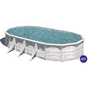 Gre Pool-Set, Weiß, Metall, 375x120x610 cm, Freizeit, Pools und Wasserspaß, Pools, Aufstellpools