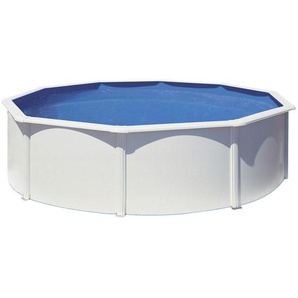Gre Pool-Set, Weiß, Metall, 460x120 cm, Freizeit, Pools und Wasserspaß, Aufstellpools, Aufstellpools