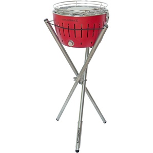 Grill Standfuß LOTUSGRILL Universalständer Untergestelle silberfarben (silber) Zubehör für Grills LotusGrill S (G280), Classic (G340) und XL (G435)