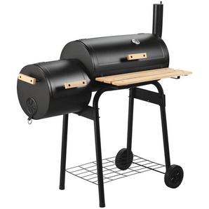 GRILLMEISTER Holzkohle-Smokergrill »GMS 92 A1«, mit separater Brennkammer