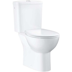 Grohe - Bau Ceramic - Set - Stand-WC-Kombination mit Spülkasten + WC-Sitz SoftClose, Alpinweiß 39347000