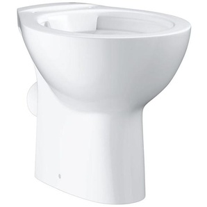 Stand-Tiefspül-WC Bau Keramik, Abgang waagerecht, spülrandlos, aus Sanitärkeramik, Alpinweiß - Grohe