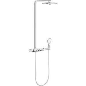 Grohe Duschsystem Rainshower SmartC 360Duo chrom, mit AP-Thermostat, Duscharm 50cm 26250000