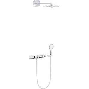 Grohe Duschsystem Rainshower System SmartControl, 2 Strahlart(en), Packung, mit langlebieger und scheinender Oberfläche
