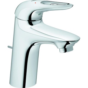 Grohe Einhand-Waschtischbatterie EUROSTYLE DN 15, S-Size, offener Metall-Hebelgriff chrom 23564003