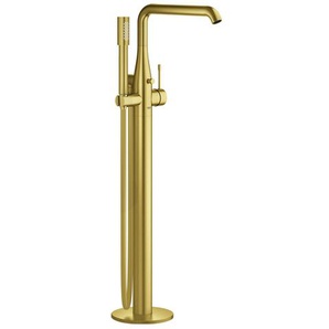 Grohe Einhebel-Wannenarmatur Essence Bodenmontagecool sunrise gebürstet, 23491GN1