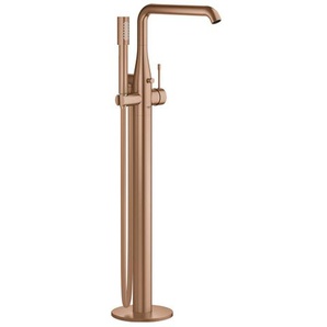 Grohe Einhebel-Wannenarmatur Essence BodenmontageWarm sunset gebürstet, 23491DL1