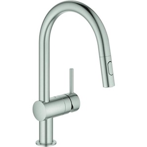 GROHE Minta Einhand-Spültischbatterie, C-Auslauf, mit