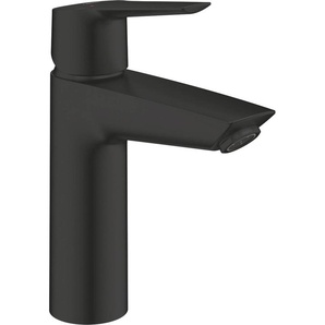 Grohe Start Quickfix Waschtischbatterie mit Push-Open-Ablaufgarnitur in Mattschwarz 235752432