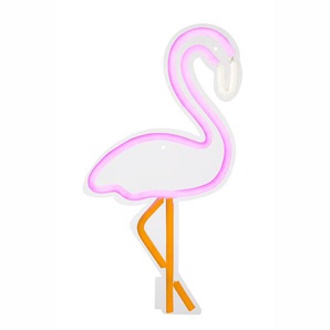 Große Neon Wandlampe, Flamingo, 33 x 2 x 60 cm, von Sunnylife