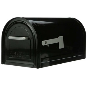 Große Original US-Mailbox verschließbare Mailbox schwarz abschließbar Reliant