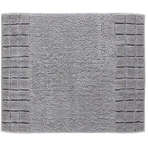 Grund Badematte | silber | 100% Baumwolle | 50 cm | 1,8 cm |