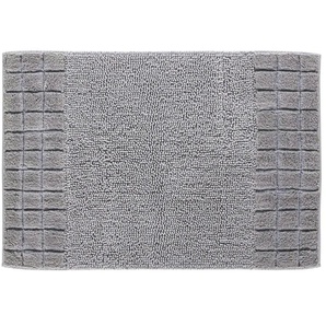 Grund Badematte | silber | 100% Baumwolle | 60 cm | 1,8 cm |