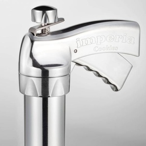 Gebäckpresse GSD HAUSHALTSGERÄTE Gebäckpressen silberfarben (edelstahlfarben) Gebäckpresse Back- Kochhelfer Gebäckpressen Aluminium
