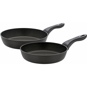 GSW Pfannen-Set Nanopan, Aluminium (Set, 2-tlg., 1x Bratpfanne Ø 24 cm, 1x Bratpfanne Ø 28 cm), Induktion